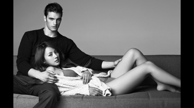 Người mẫu nam chụp cùng Lee Hyori là một siêu mẫu với cơ thể cường tráng và vóc dáng cao ráo.